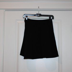 Lily White Black Flare Mini Skirt size medium